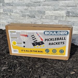 NEW! Pickleball Rackets Set - Black and Blue